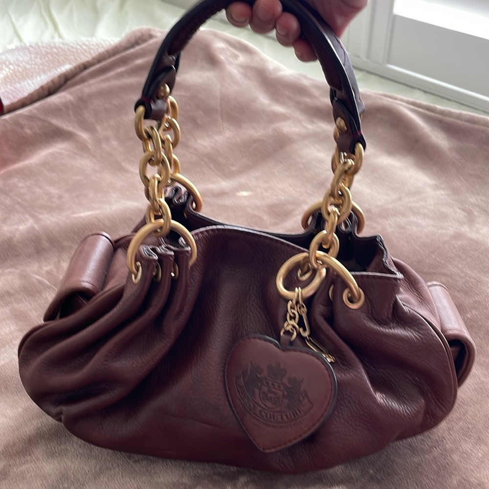 Juicy Couture Vintage Brown Leather Handbag